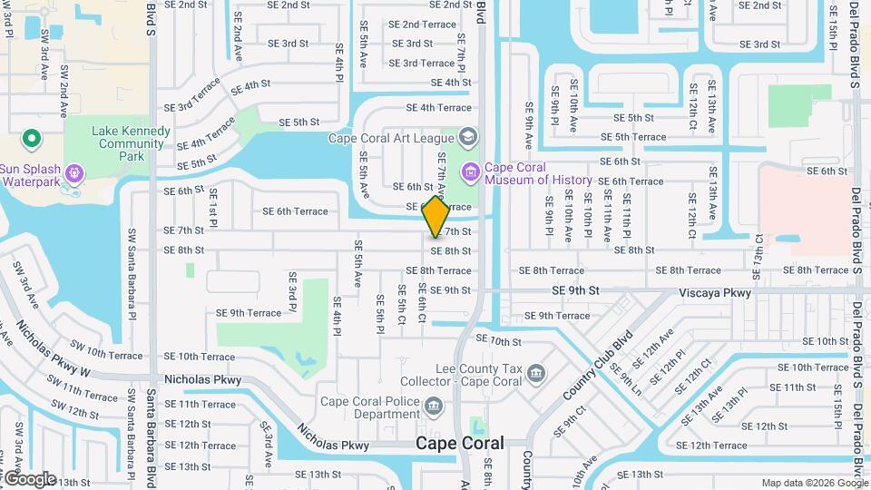 609 SE 8th St Map and Location Details