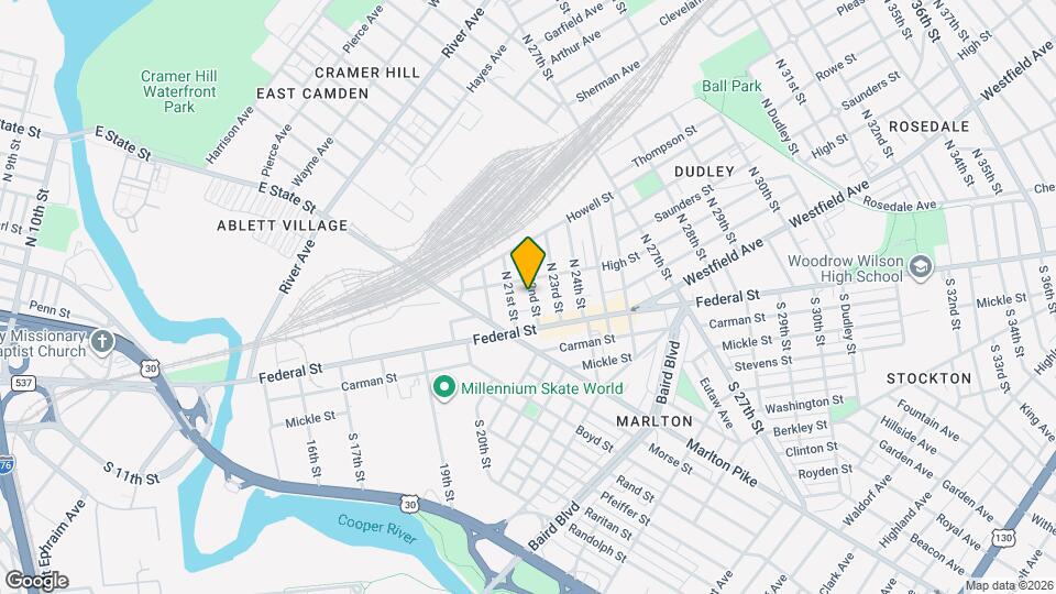 39 N 22nd St Map and Location Details