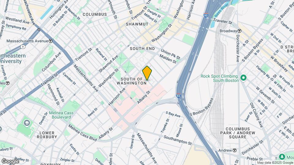 93 E Brookline St Map and Location Details