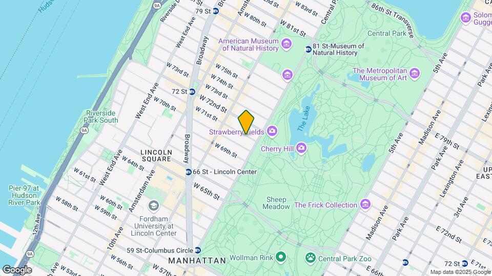 16 W 71st St Map and Location Details
