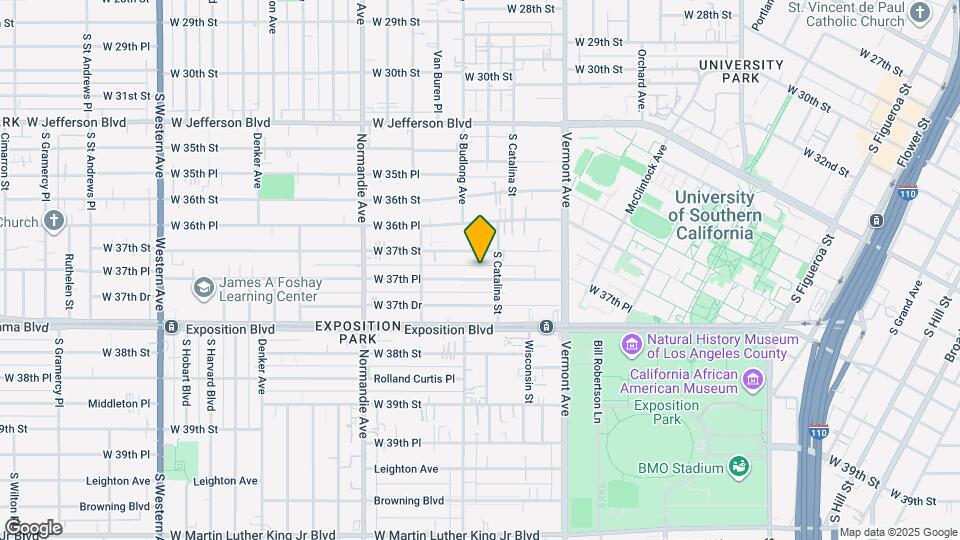 1225 W 37th Pl Map and Location Details