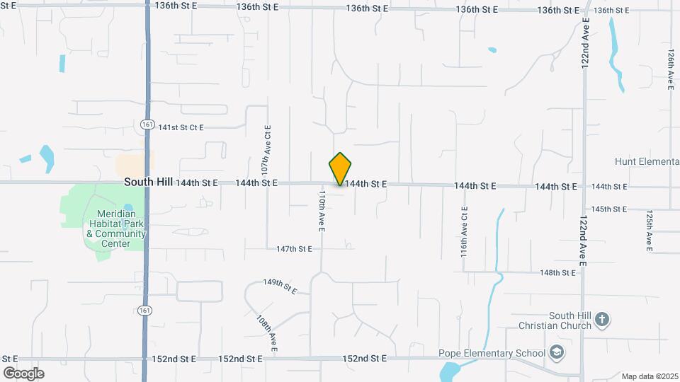 11013 144th St Ct E Map and Location Details