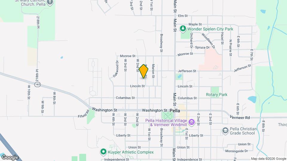 1109 Boone St Map and Location Details