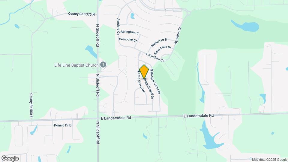 13300 N Brick Chapel Dr Map and Location Details