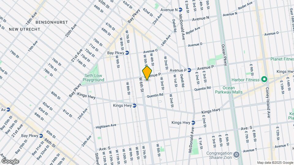 1626 W 5th St Map and Location Details