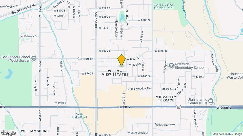 1519 W Turtle Dove Ln Mapa y Detalles de la Ubicación