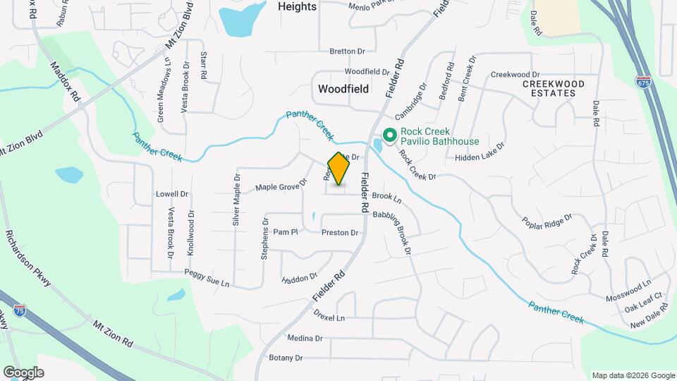 6875 Fielder Ct Map and Location Details