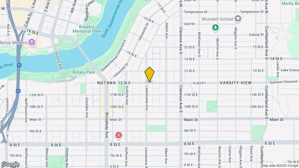 601 Lansdowne Ave Map and Location Details