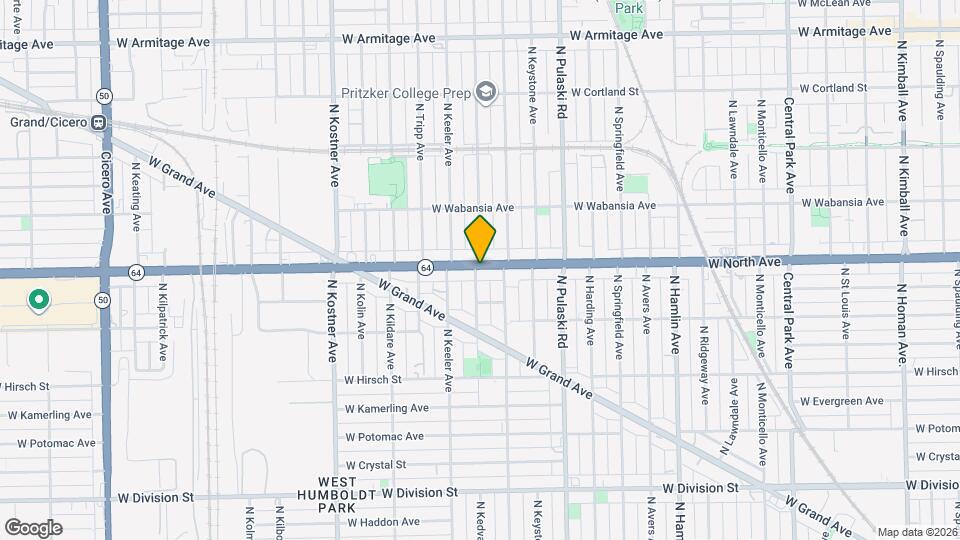 4123 W North Ave Map and Location Details