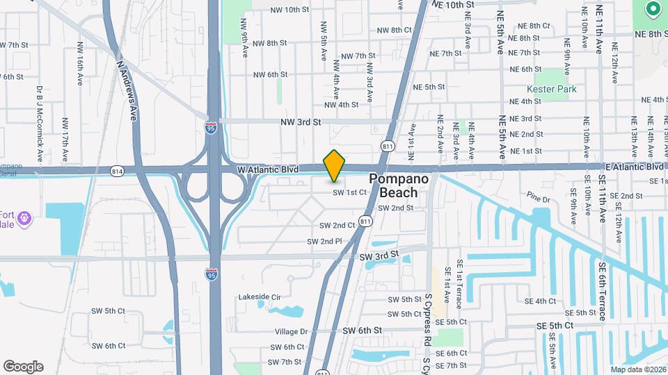 313 SW 1st Ct Map and Location Details