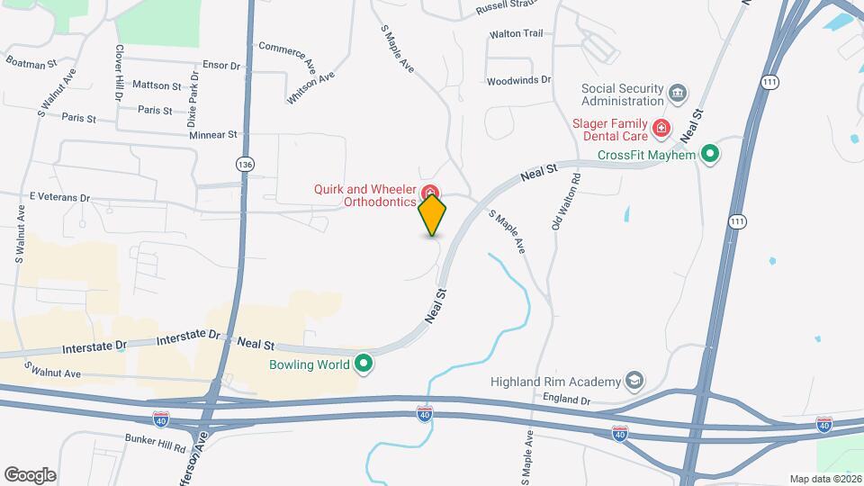 1330 Meridian St Map and Location Details