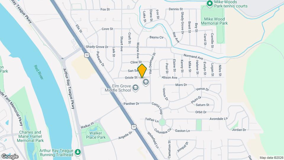 1706 Oriole St Map and Location Details