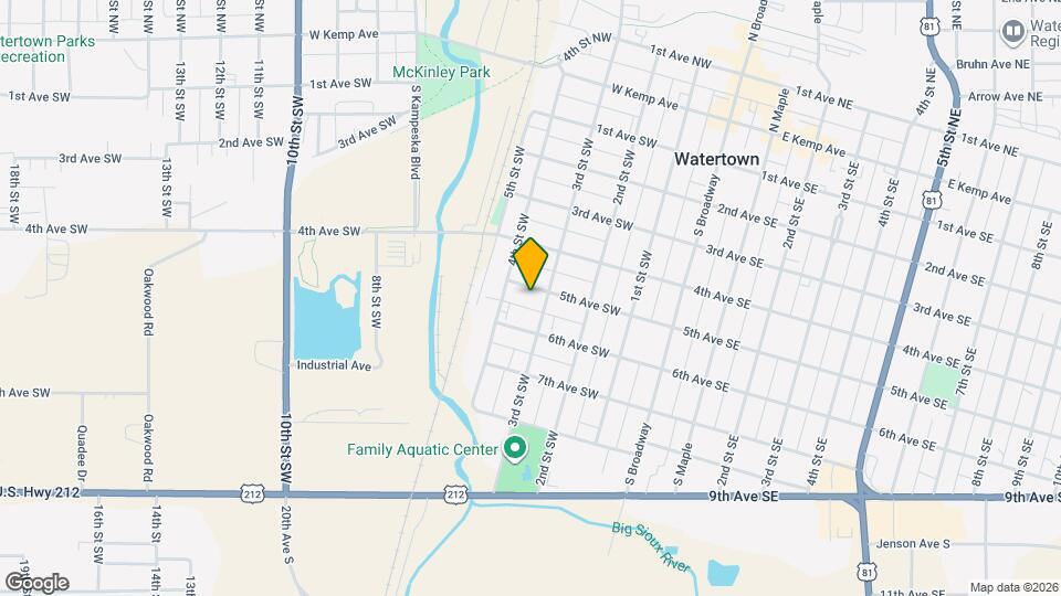 310 5th Ave SW Map and Location Details