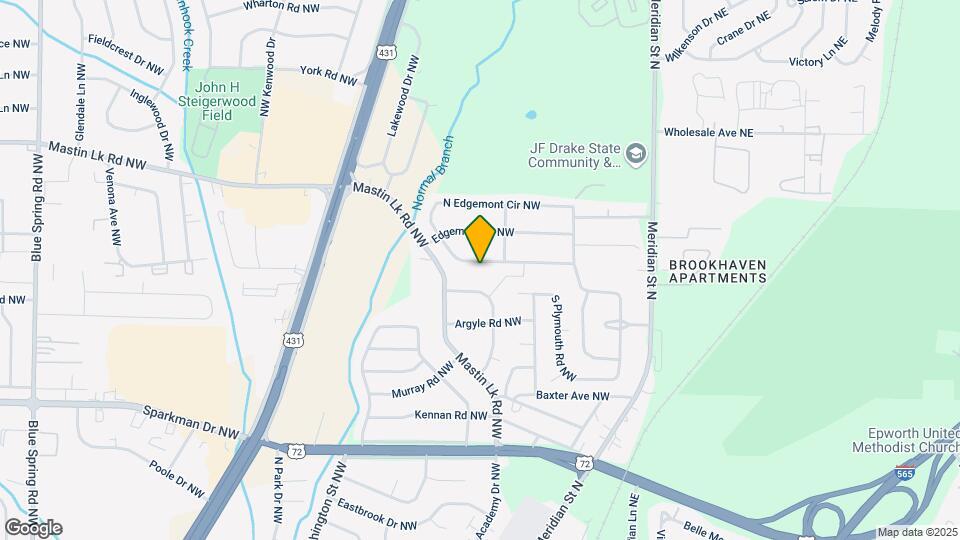 427 S Edgemont Cir NW Map and Location Details