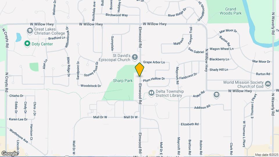1407 Elmwood Rd Map and Location Details