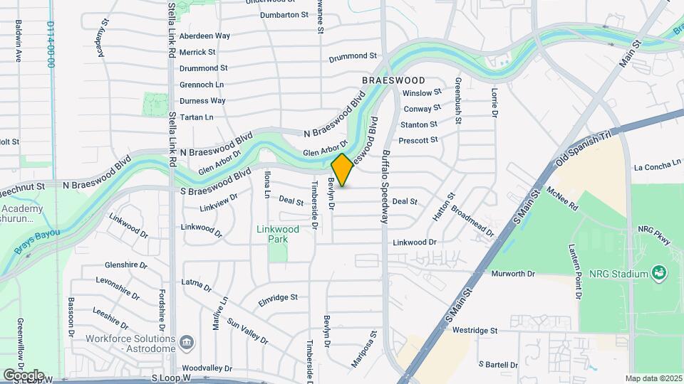 3511 Broadmead Dr Map and Location Details