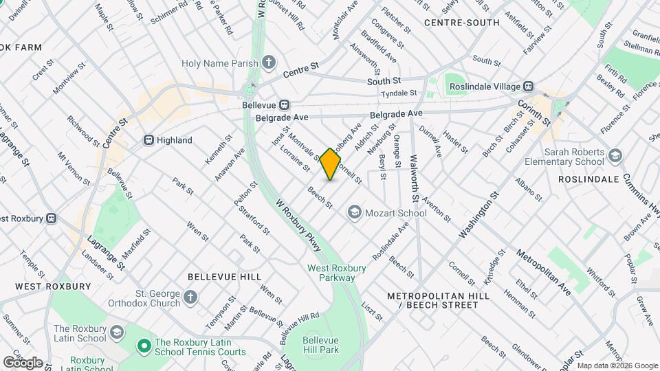 122 Aldrich St, Unit 2 Map and Location Details