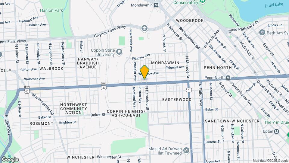 2304 W North Ave Map and Location Details