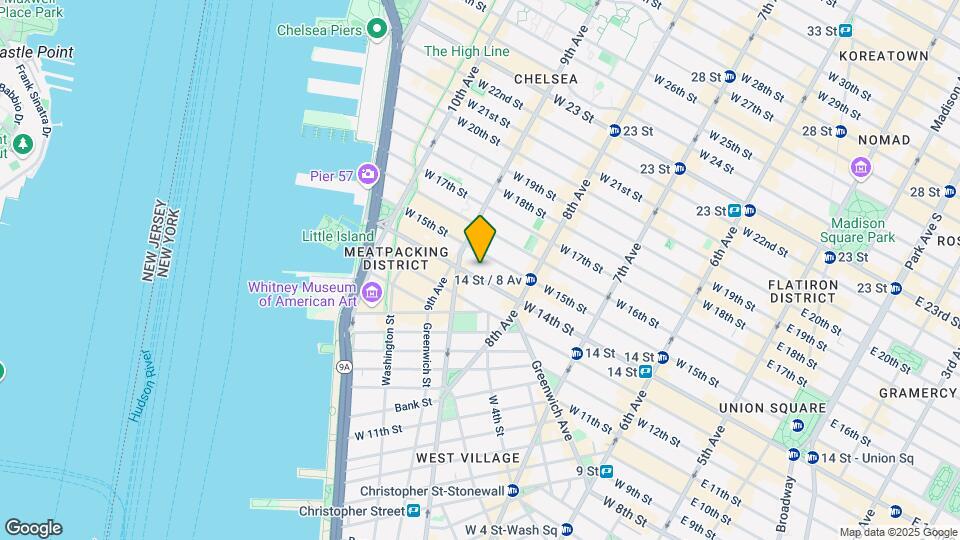 339 W 14th St Map and Location Details