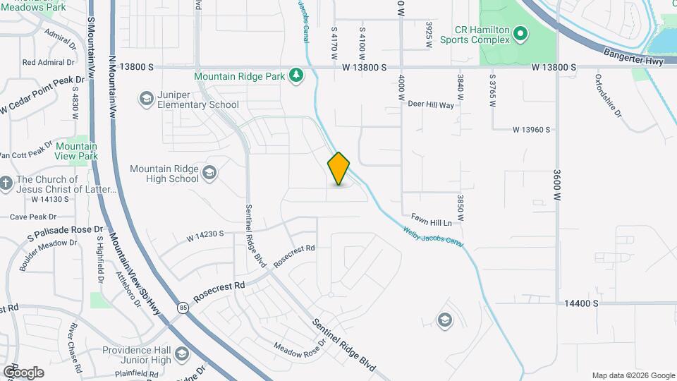4163 W Paladin Wy, Unit Unit 1 Map and Location Details