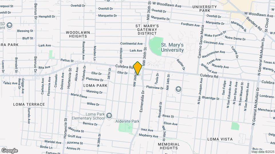 1226 NW 36th St Map and Location Details