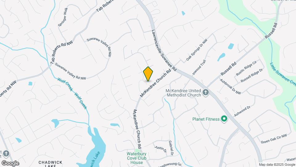 1634 Hayden Mill Way Mapa y Detalles de la Ubicación