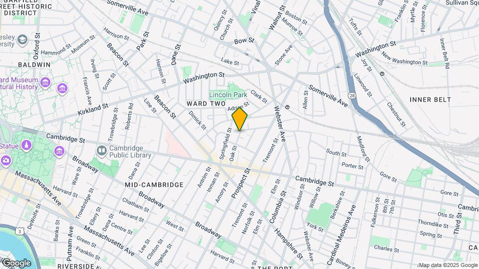 53 Oak St Map and Location Details