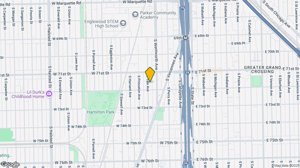 7141 S Yale Ave Mapa y Detalles de la Ubicación