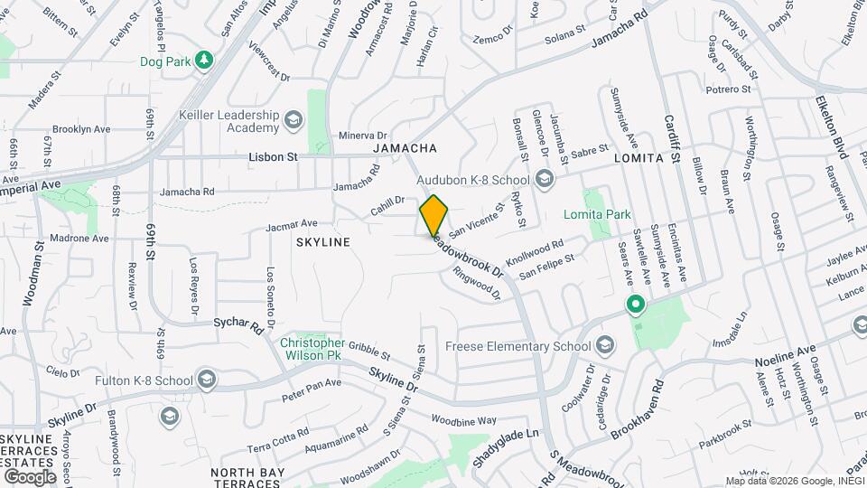 616 Meadowbrook Dr Map and Location Details