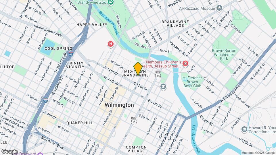 1217 N King St Map and Location Details