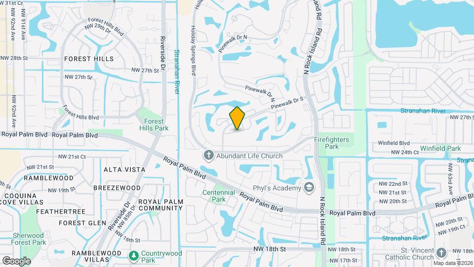 7610 Pinewalk Dr S Map and Location Details