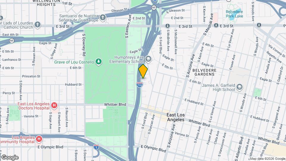 628 S Burger Ave Map and Location Details