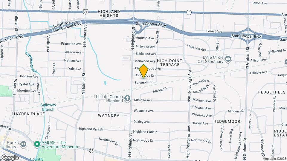 3548 Barwood Cir, Unit SI ID1608474P Mapa y Detalles de la Ubicación