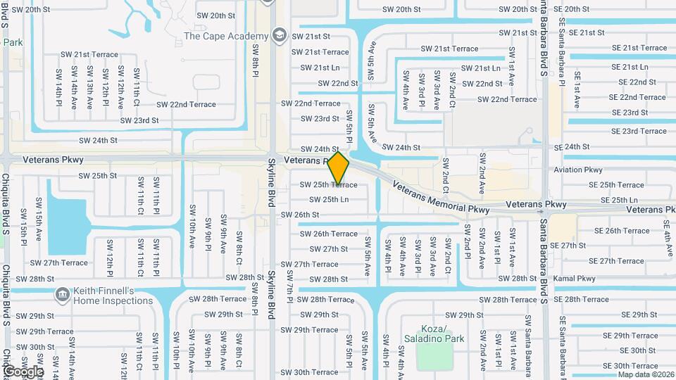 528 SW 25th Terrace Map and Location Details