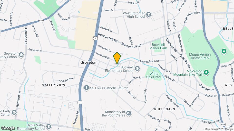 2636 East Side Dr Map and Location Details