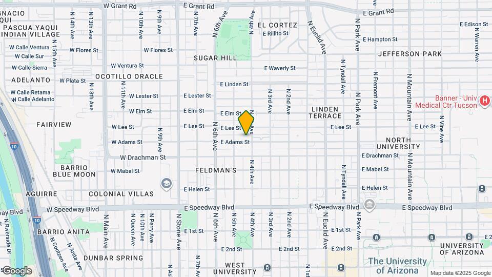 333 E Adams St Map and Location Details