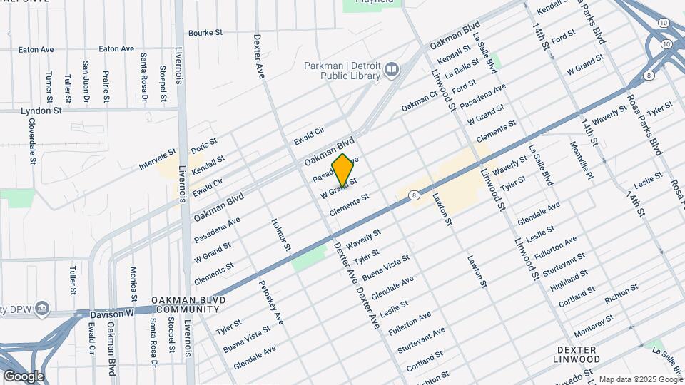 3311 W Grand St Map and Location Details