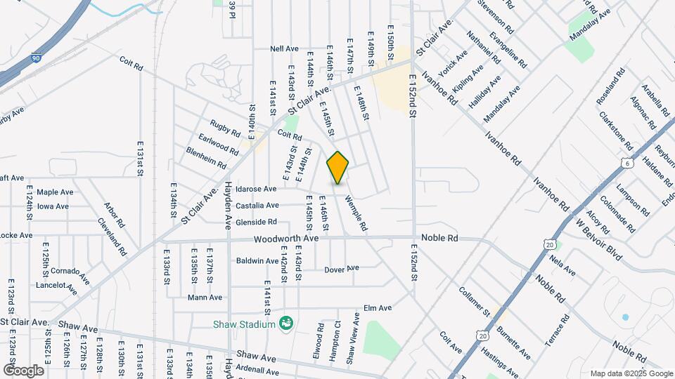 14637 Coit Rd Map and Location Details