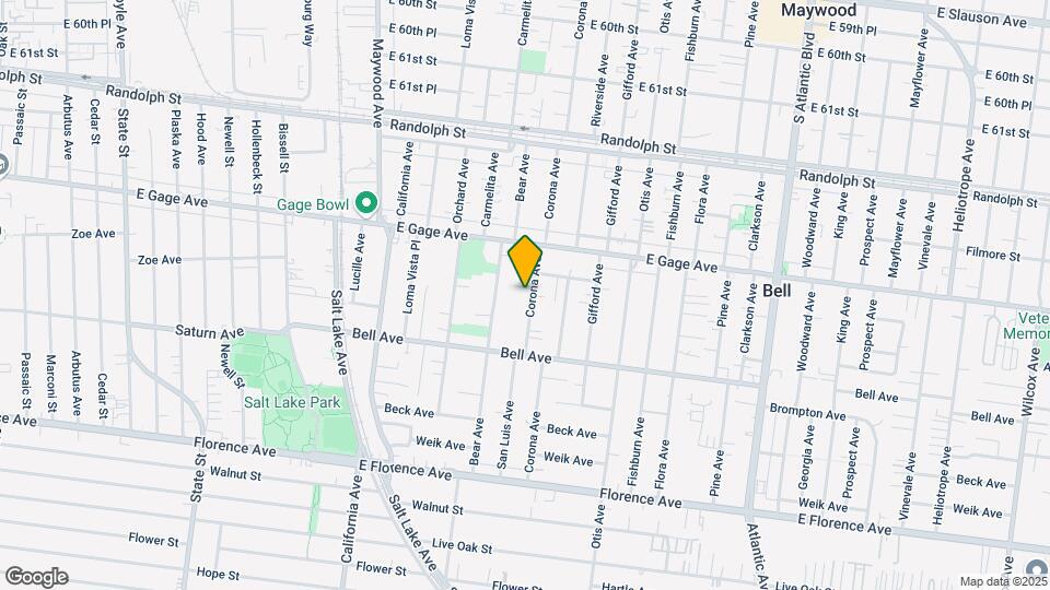 6527 Corona Ave Map and Location Details