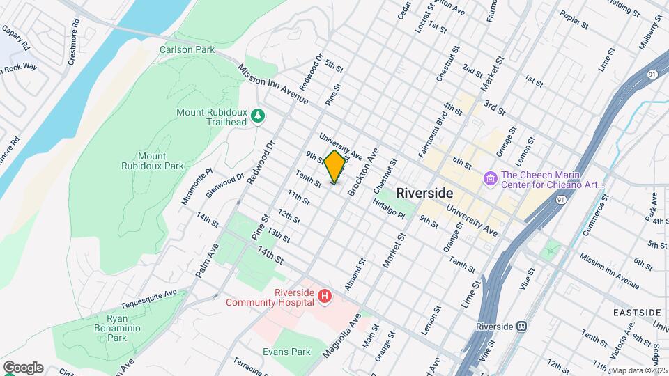 5-unit Riverside close to UCR Map and Location Details
