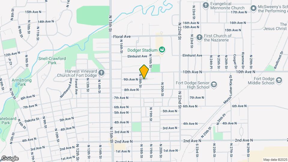 1813 9th Ave N Map and Location Details