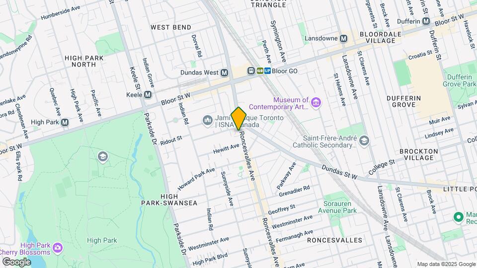 474 Roncesvalles Ave Map and Location Details