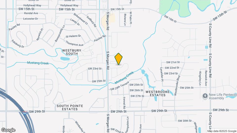 9625 SW 23rd St Map and Location Details