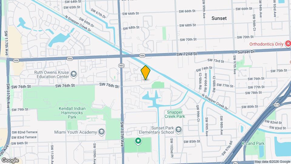 10478 SW 75th Ln Map and Location Details