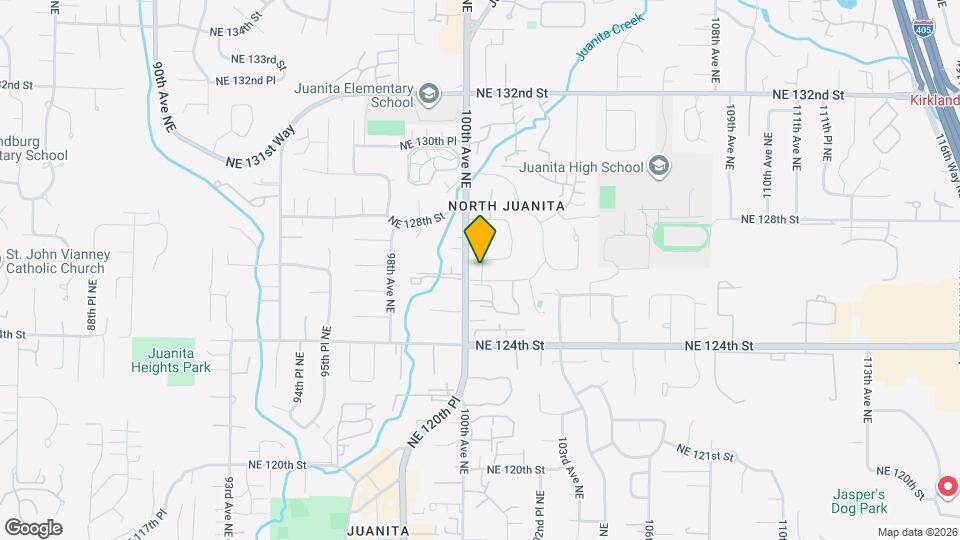 Kirkland Springs Condominums Map and Location Details