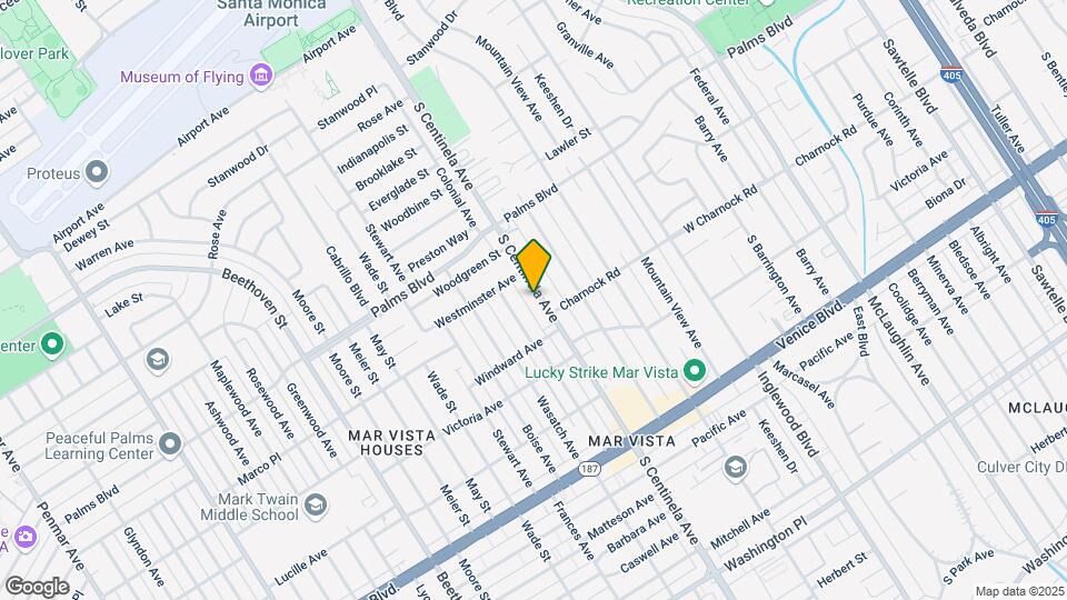 3585 Centinela Mapa y Detalles de la Ubicación
