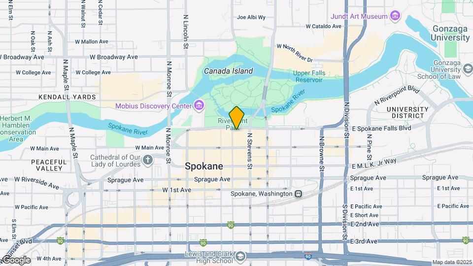 Coeur D'Alene Plaza Map and Location Details