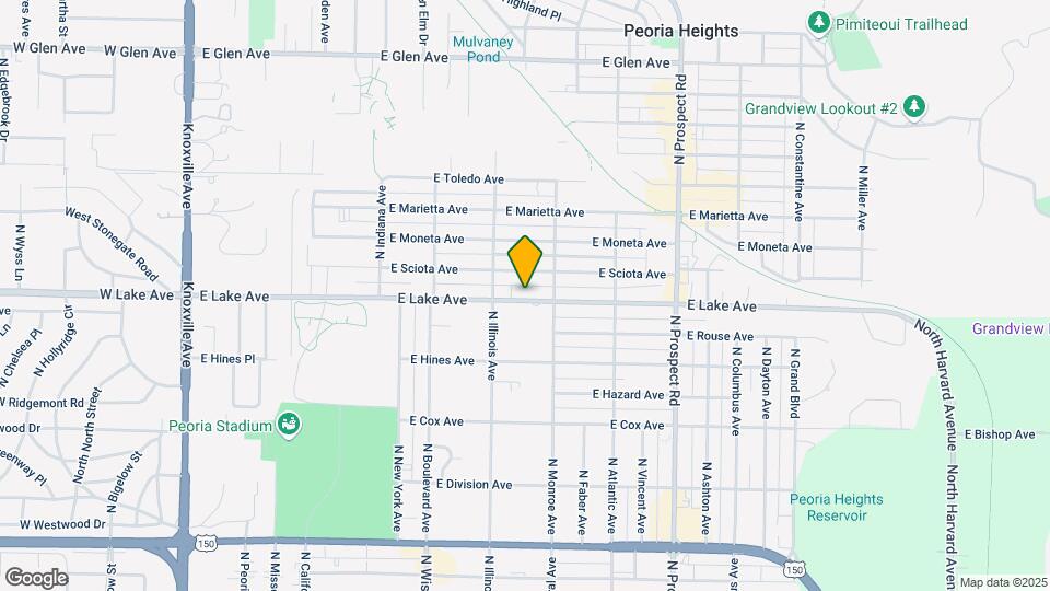 903 E Lake Ave Map and Location Details