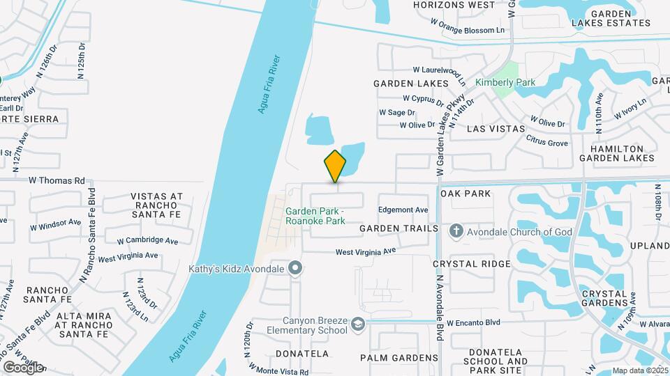 11844 W Edgemont Ave Mapa y Detalles de la Ubicación