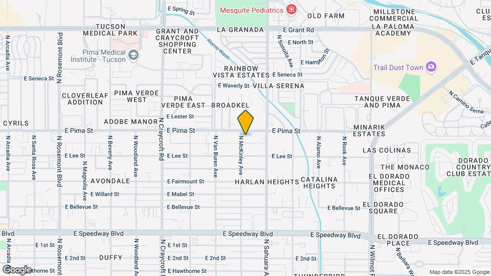 1640 N Mckinley Ave Map and Location Details